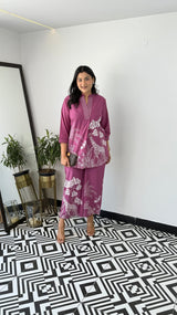premium pure cotton kurti pant set