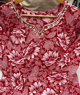 Trendy Cotton Rayon Kurti Pant Dupatta Set