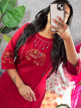 Easy-Breezy Summer Cotton Kurta Pant Set
