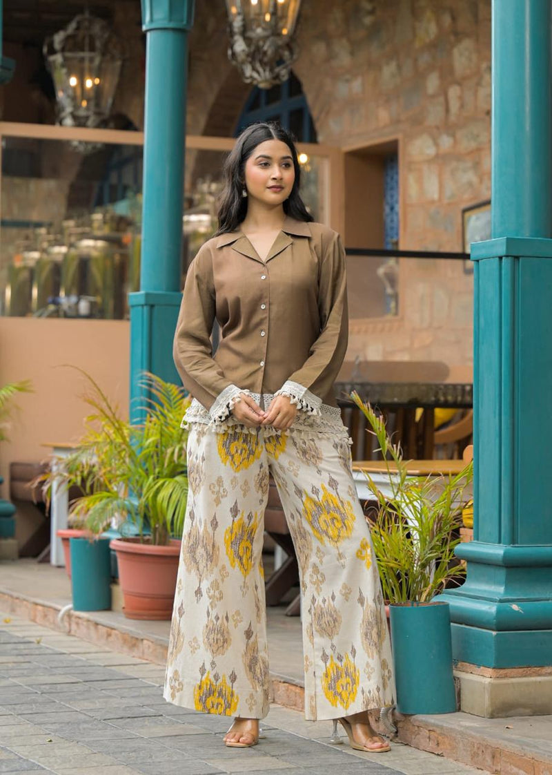 Premium Cotton Flex 2-Pc Co-ord Set