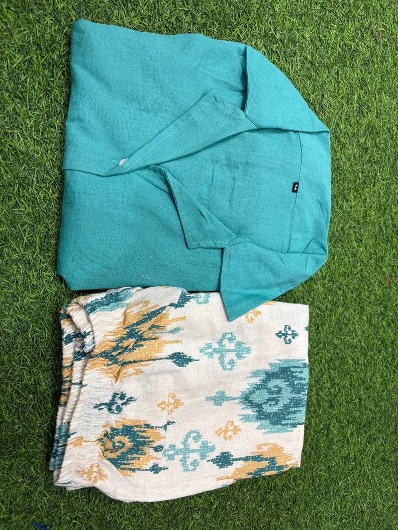 Premium Cotton Flex 2-Pc Co-ord Set