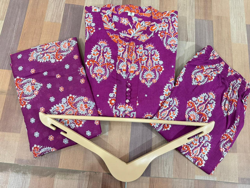 Premium Quality Rayon Kurti Pant with Dupatta