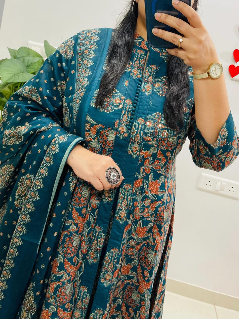 Premium Quality Rayon Kurti Pant with Dupatta