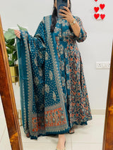 Premium Quality Rayon Kurti Pant with Dupatta