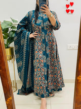 Premium Quality Rayon Kurti Pant with Dupatta