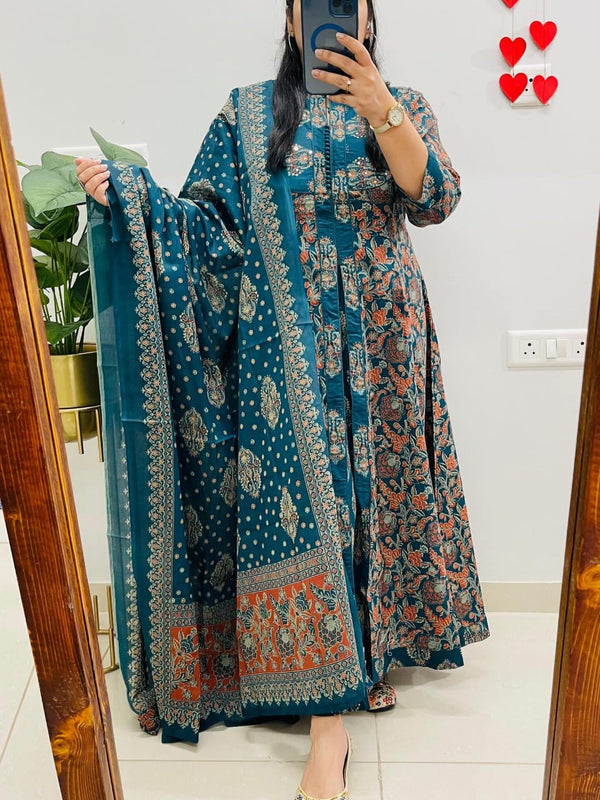 Premium Quality Rayon Kurti Pant with Dupatta