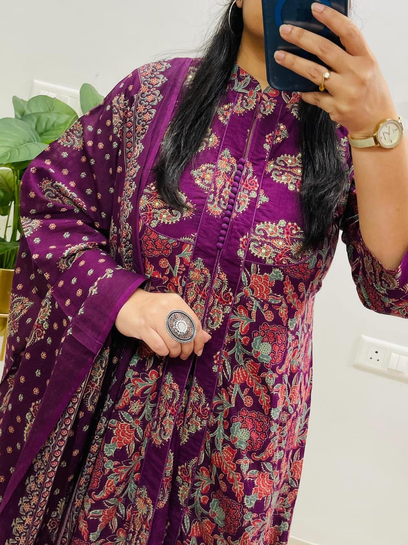Premium Quality Rayon Kurti Pant with Dupatta