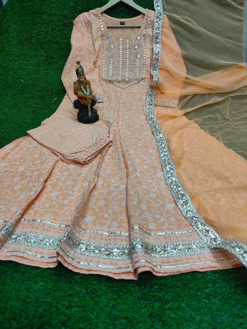 Premium Quality Rayon Kurti Pant with Dupatta