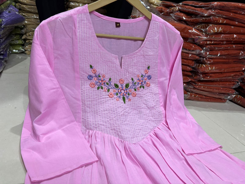 Classy Cotton Kurti Pant Set
