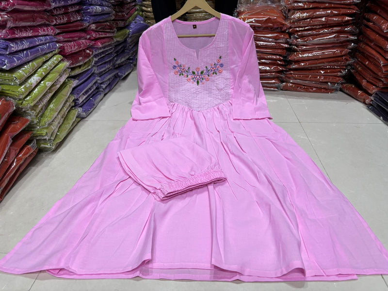 Classy Cotton Kurti Pant Set