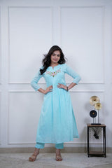 Classy Cotton Kurti Pant Set