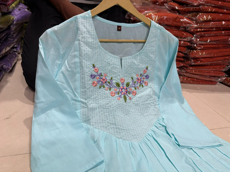 Classy Cotton Kurti Pant Set