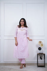 Classy Cotton Kurti Pant Set