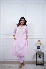 Classy Cotton Kurti Pant Set