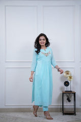Classy Cotton Kurti Pant Set