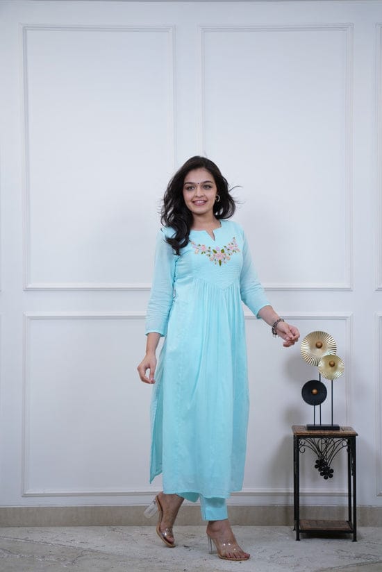 Classy Cotton Kurti Pant Set