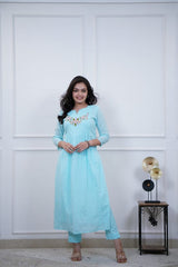 Classy Cotton Kurti Pant Set