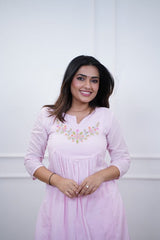 Classy Cotton Kurti Pant Set