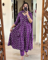 Elegant Angrakha Style Kurta Set