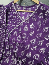Elegant Angrakha Style Kurta Set
