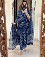 Elegant Angrakha Style Kurta Set