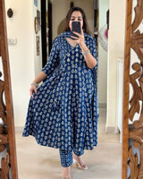 Elegant Angrakha Style Kurta Set