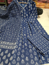 Elegant Angrakha Style Kurta Set