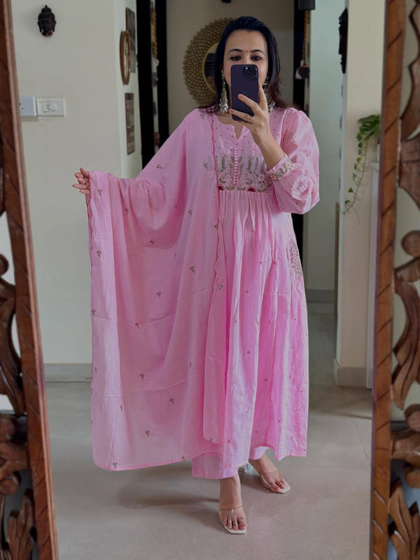 Elegant Abstract Cotton  Branded 3-Piece Set