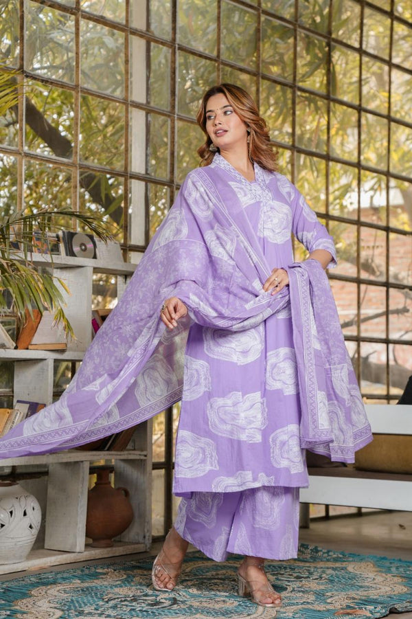 Beautiful Elegant A-line Anarkali Suit Set