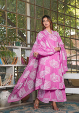 Beautiful Elegant A-line Anarkali Suit Set