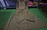 Premium Cotton A-line Kurti Pant Dupatta Set
