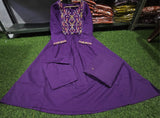 Premium Cotton A-line Kurti Pant Dupatta Set