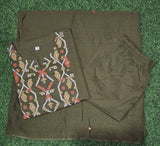 Premium Cotton A-line Kurti Pant Dupatta Set