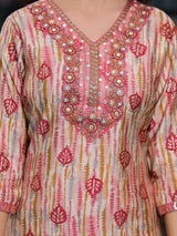 Lime Modal Silk Chanderi Dupatta Suit