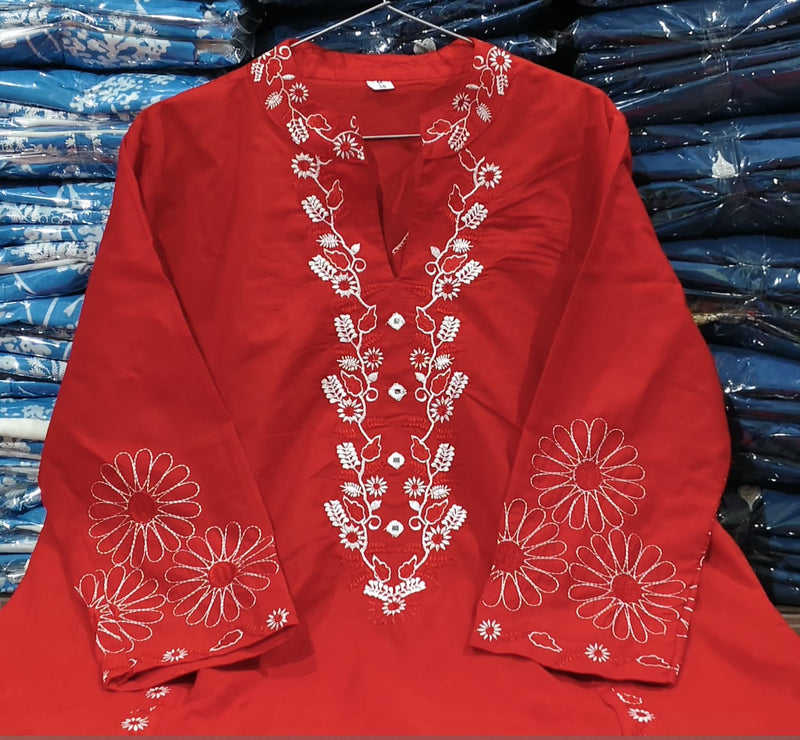 Pure Cotton Collared Kurta Pant Set