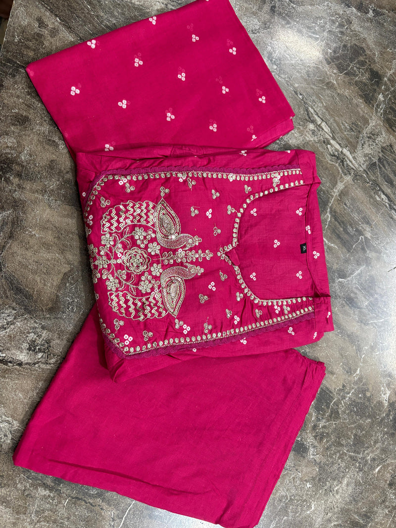 flowy Angrakha Style Anarkali Suit Set