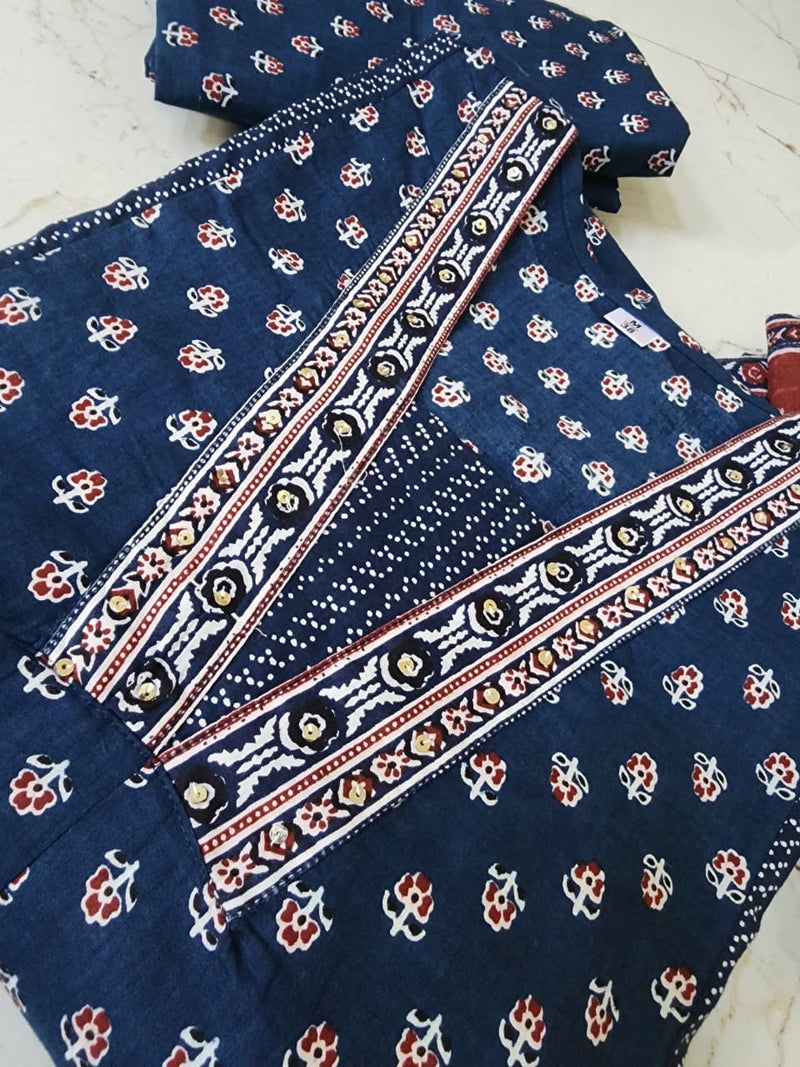 Premium Heavy Cotton 3-Piece Printed Dress Set