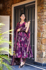 super-selling premium cotton gown kurti set