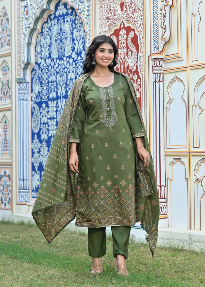 3-piece Kurti Pant Dupatta set