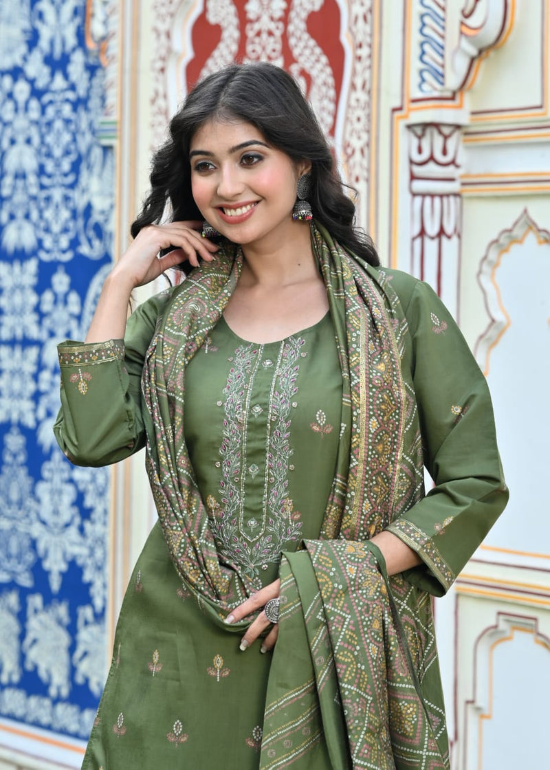 3-piece Kurti Pant Dupatta set