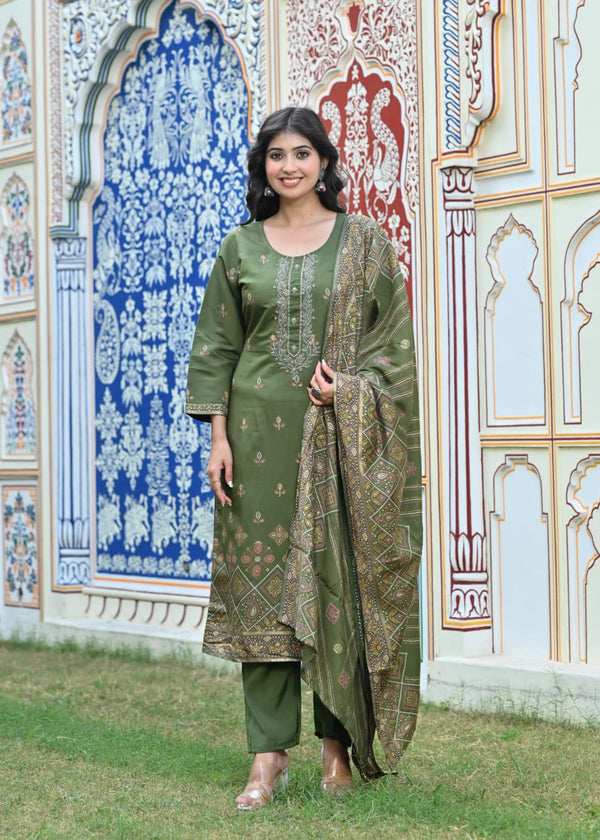 3-piece Kurti Pant Dupatta set