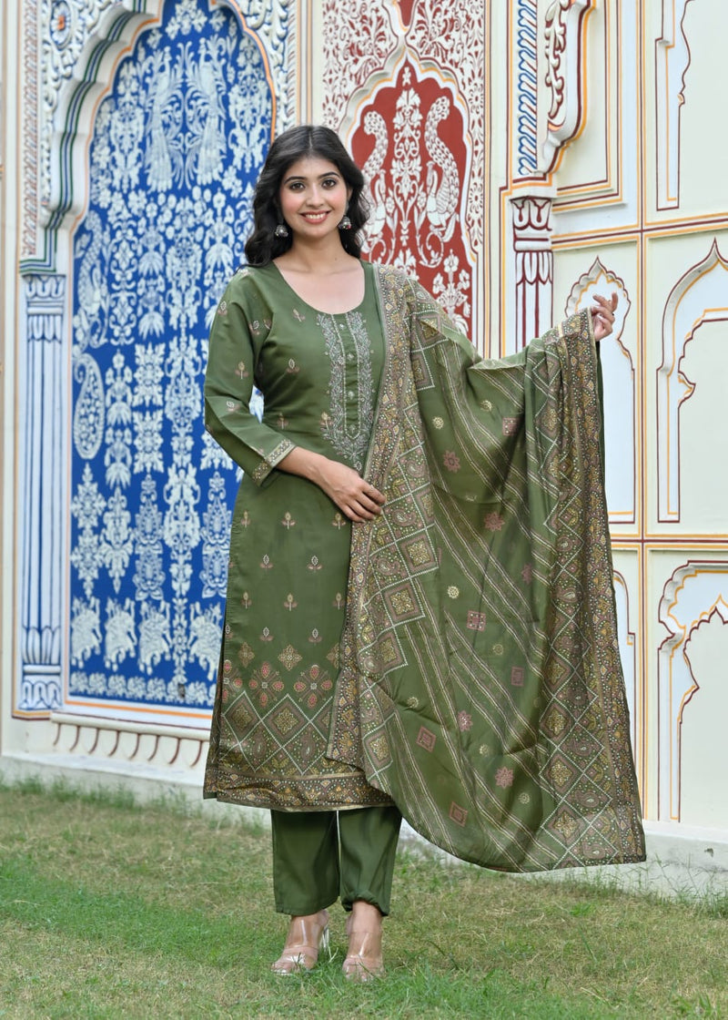3-piece Kurti Pant Dupatta set