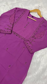 Pure Cotton Kurta Pant Plazo Set