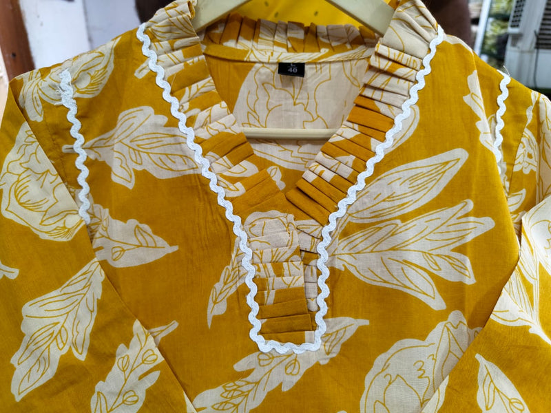 premium cotton  printed cord set