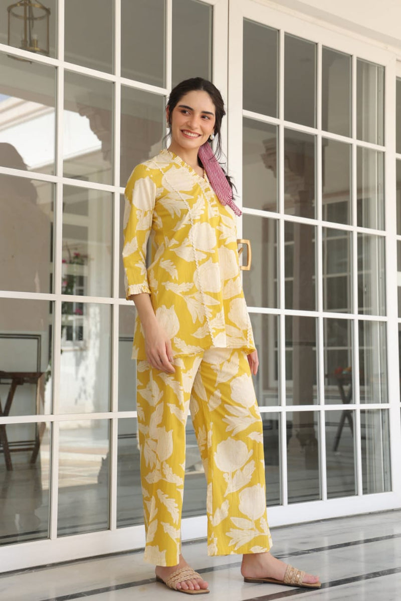 premium cotton  printed cord set