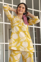 premium cotton  printed cord set