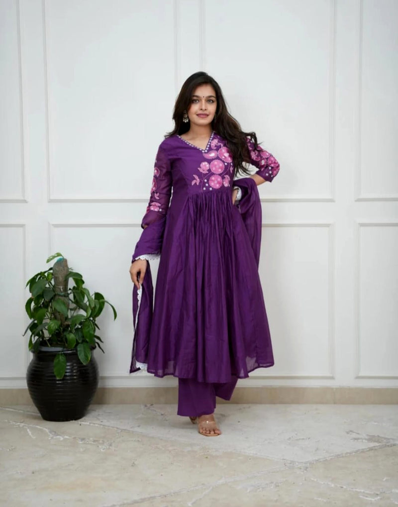 premium cotton 3-piece suit set
