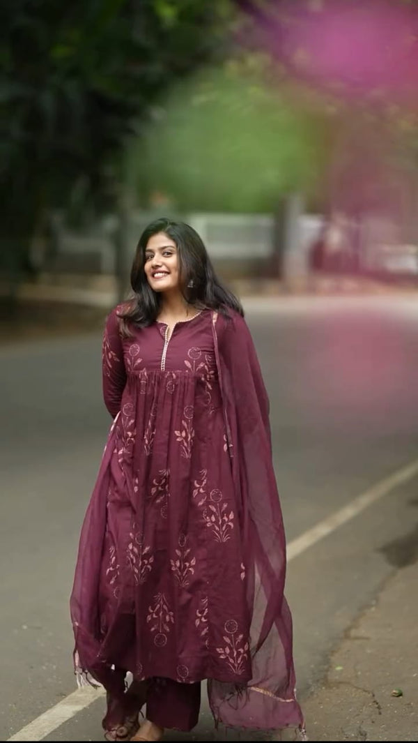 Anarkali Kurti Gown Set