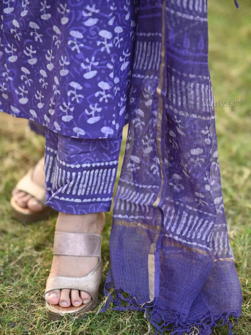 premium fine cotton Designer Rich Azrak Cotton Suit Set