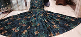 luxurious partywear muslin  Full Flair Anarkali set